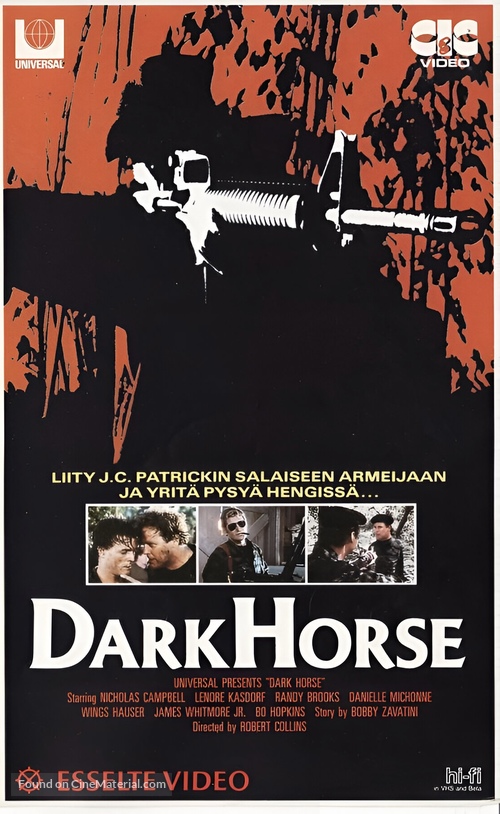 Dark Horse - Finnish Movie Cover