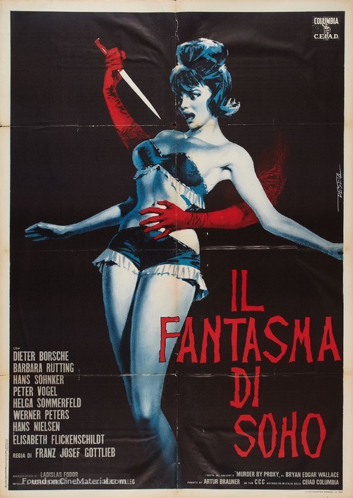Das Phantom von Soho - Italian Movie Poster