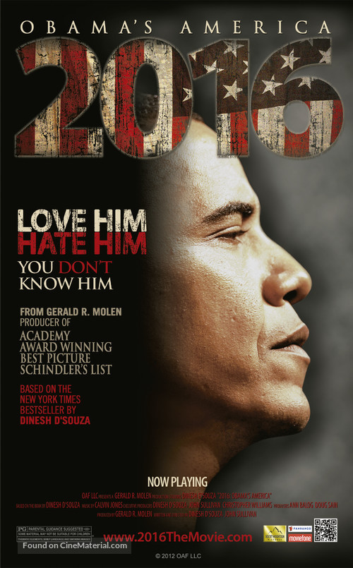 2016: Obama&#039;s America - Movie Poster