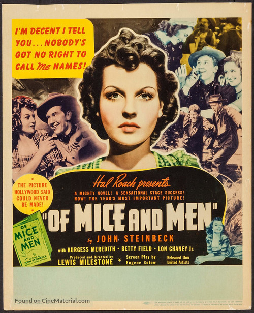 Of Mice and Men - Movie Poster