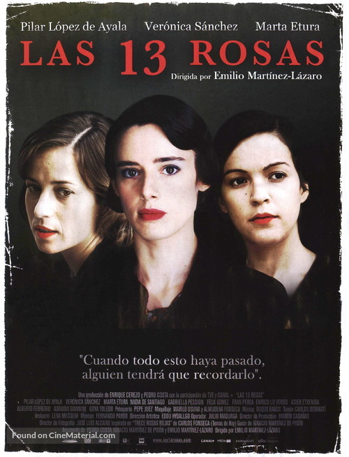 Las 13 rosas - Spanish poster
