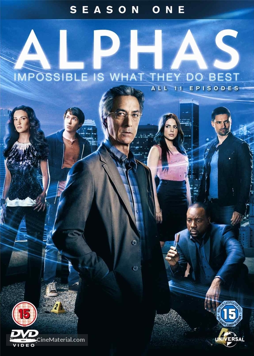 &quot;Alphas&quot; - British DVD movie cover