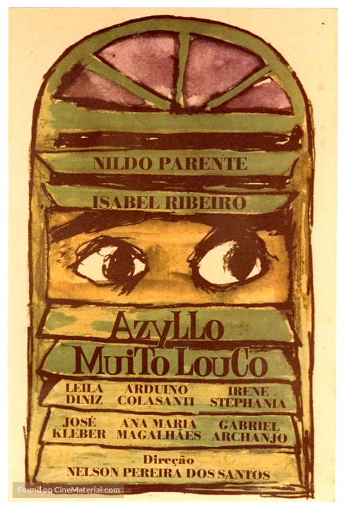 Azyllo Muito Louco - Brazilian Movie Poster