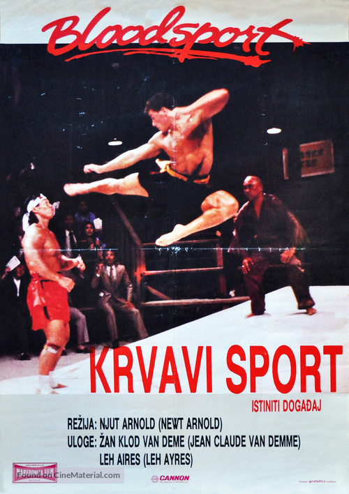 Bloodsport - Yugoslav Movie Poster