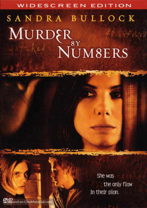 Murder by Numbers - DVD movie cover