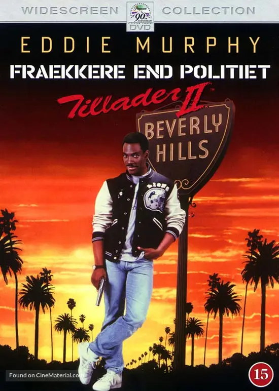 Beverly Hills Cop 2 - Danish Movie Cover