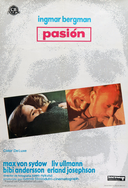 En passion - Spanish Movie Poster