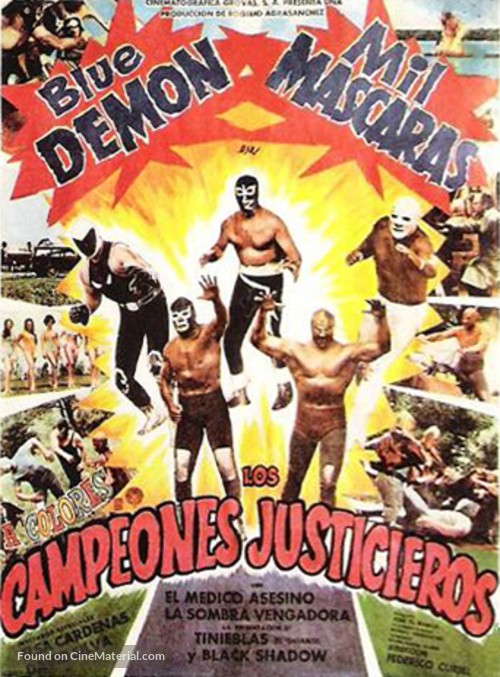 Los campeones justicieros - Mexican Movie Poster