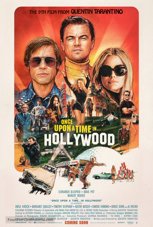 Once Upon a Time in Hollywood - Movie Poster