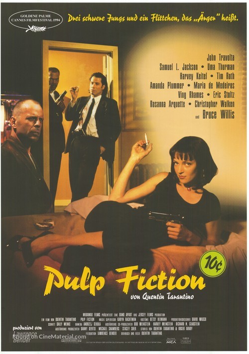 Pulp Fiction - German Movie Poster