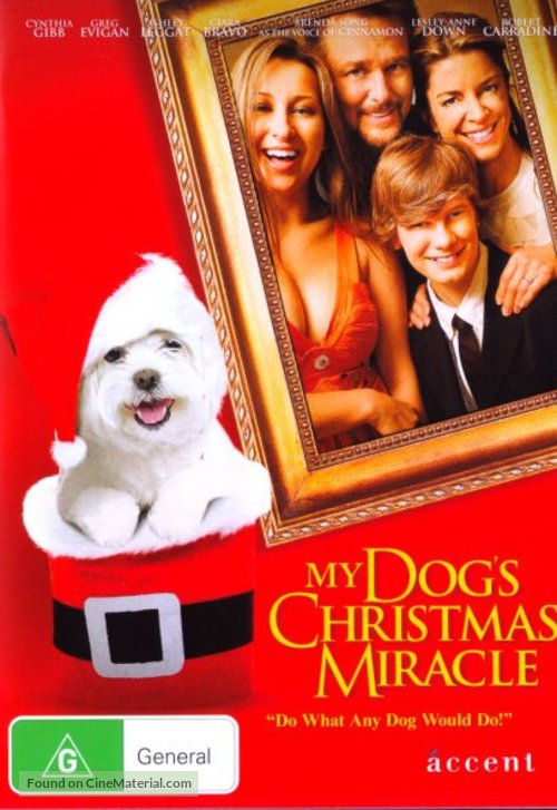 My Dog&#039;s Christmas Miracle - Australian DVD movie cover