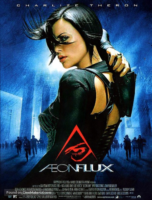 &AElig;on Flux - French Movie Poster