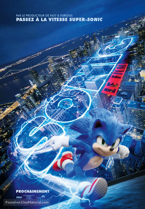 Sonic the Hedgehog - Swiss Movie Poster