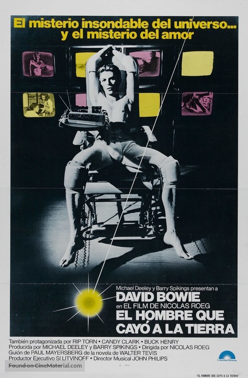The Man Who Fell to Earth - Argentinian Movie Poster