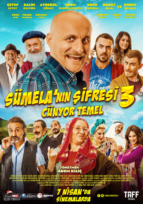 S&uuml;mela&#039;nin Sifresi 3: C&uuml;nyor Temel - Turkish Movie Poster
