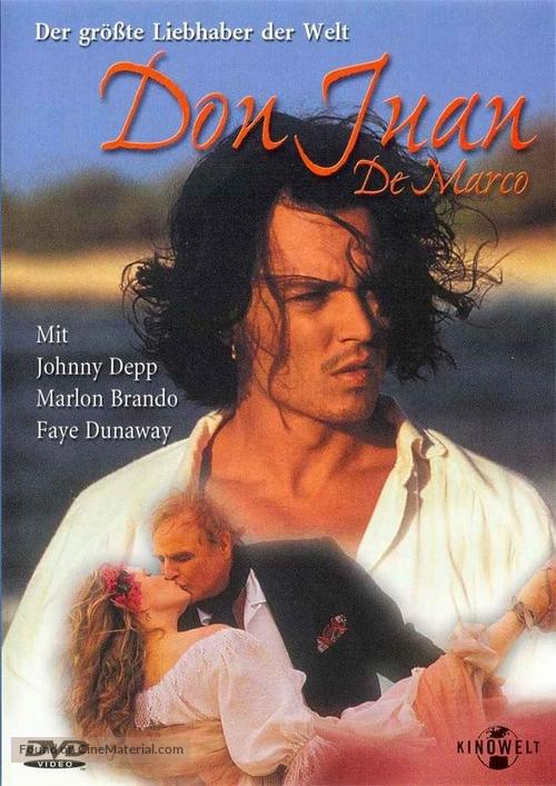Don Juan DeMarco - German DVD movie cover