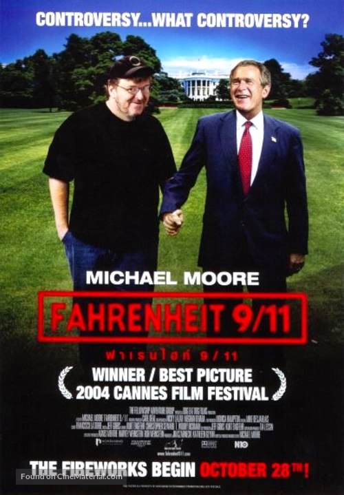 Fahrenheit 9/11 - Thai Movie Poster