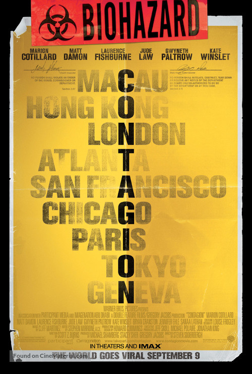 Contagion - Movie Poster