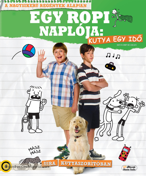 Diary of a Wimpy Kid: Dog Days - Hungarian Blu-Ray movie cover