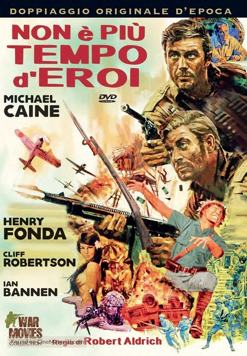 Too Late the Hero - Italian DVD movie cover