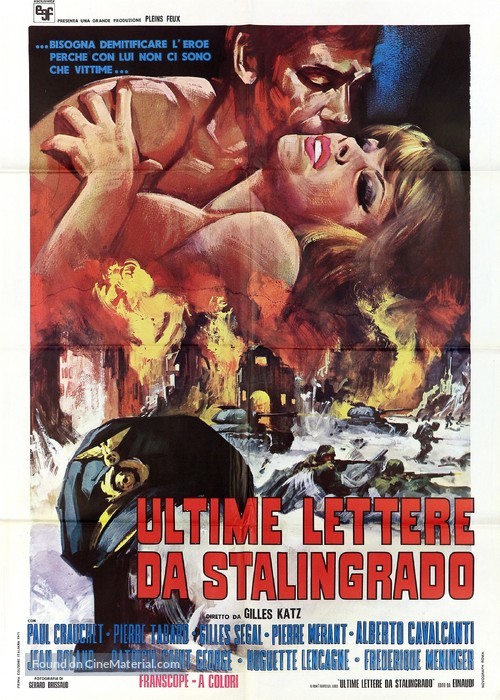 Lettres de Stalingrad - Italian Movie Poster