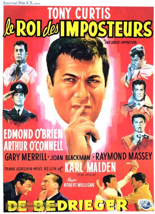 The Great Impostor - Belgian Movie Poster