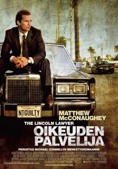 The Lincoln Lawyer - Finnish Movie Poster
