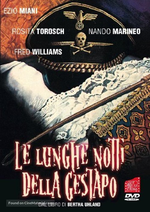 Le lunghe notti della Gestapo - Italian DVD movie cover