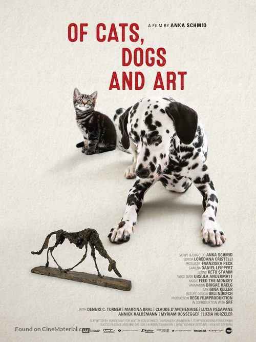 Of Cats, Dogs and Art - Swiss Movie Poster