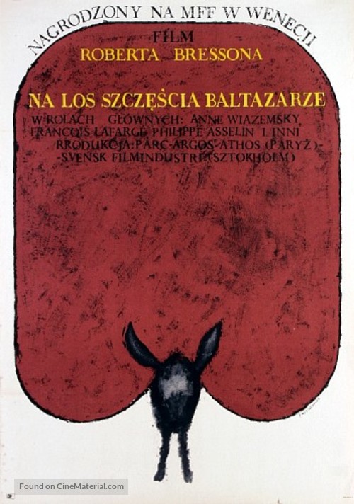 Au hasard Balthazar - Polish Movie Poster