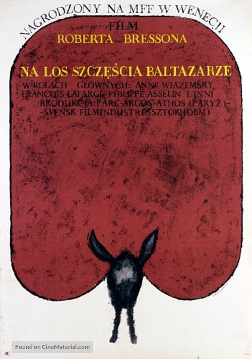 Au hasard Balthazar - Polish Movie Poster