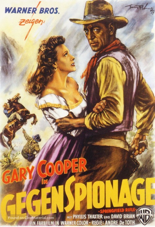 Springfield Rifle - German Movie Poster