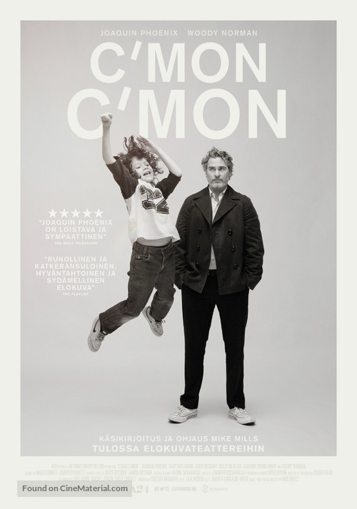 C&#039;mon C&#039;mon - Finnish Movie Poster