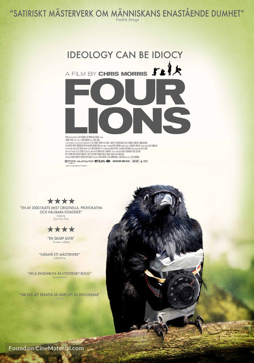 Four Lions - Swedish Movie Poster
