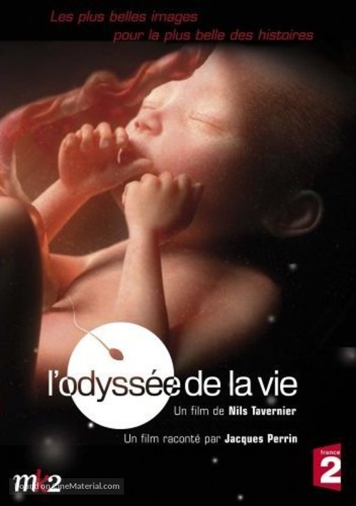 L&#039;odyss&eacute;e de la vie - French DVD movie cover