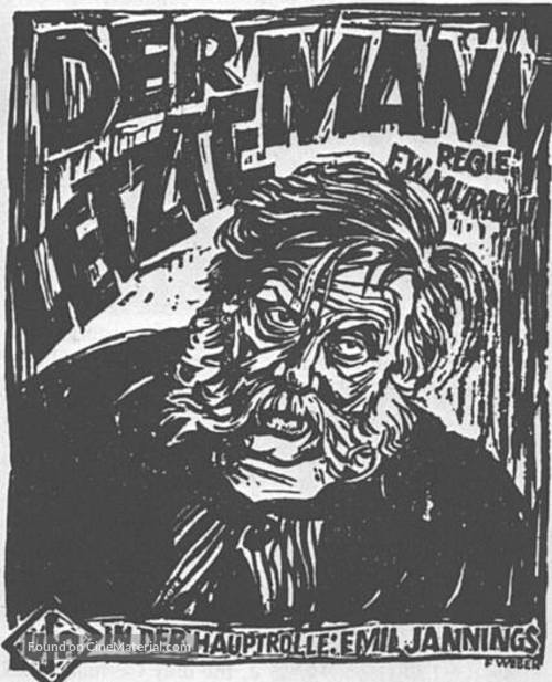 Der letzte Mann - German Movie Poster