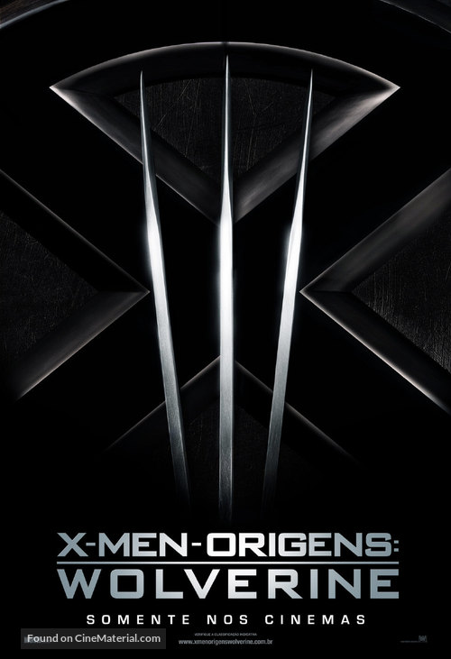 X-Men Origins: Wolverine - Brazilian Movie Poster