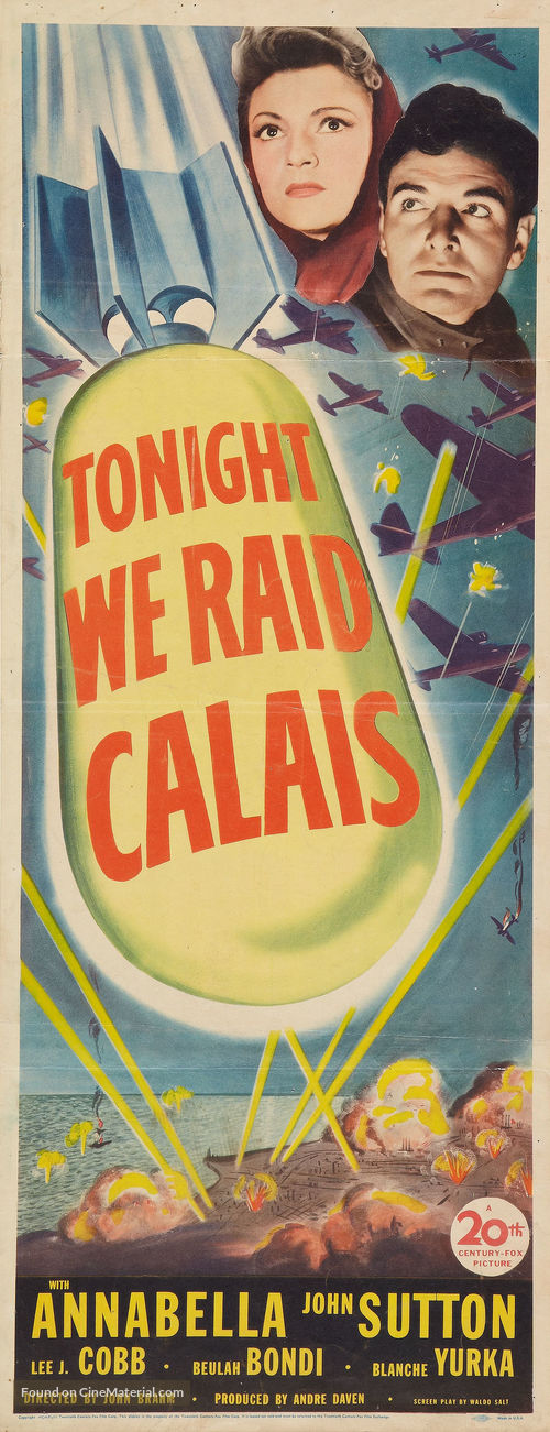 Tonight We Raid Calais - Movie Poster