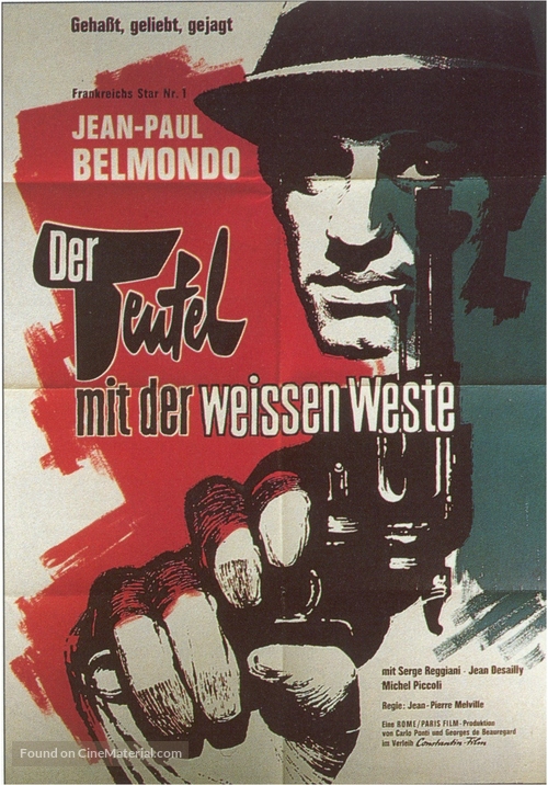 Le doulos - German Movie Poster