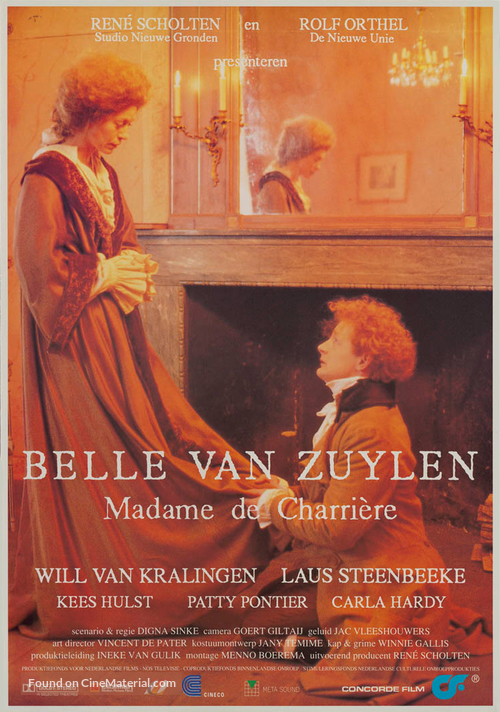 Belle van Zuylen - Madame de Charri&egrave;re - Dutch Movie Poster