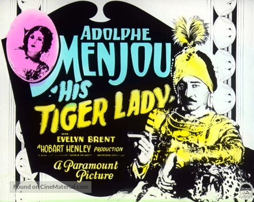 His Tiger Wife - British Movie Poster