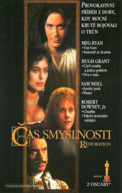 Restoration - Czech VHS movie cover