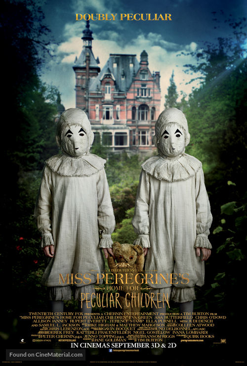 Miss Peregrine&#039;s Home for Peculiar Children - British Movie Poster