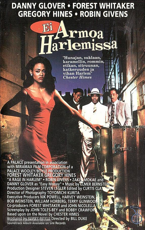 A Rage in Harlem - Finnish VHS movie cover