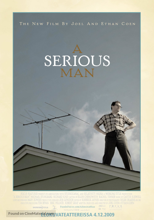 A Serious Man - Finnish Movie Poster