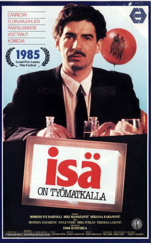 Otac na sluzbenom putu - Finnish VHS movie cover