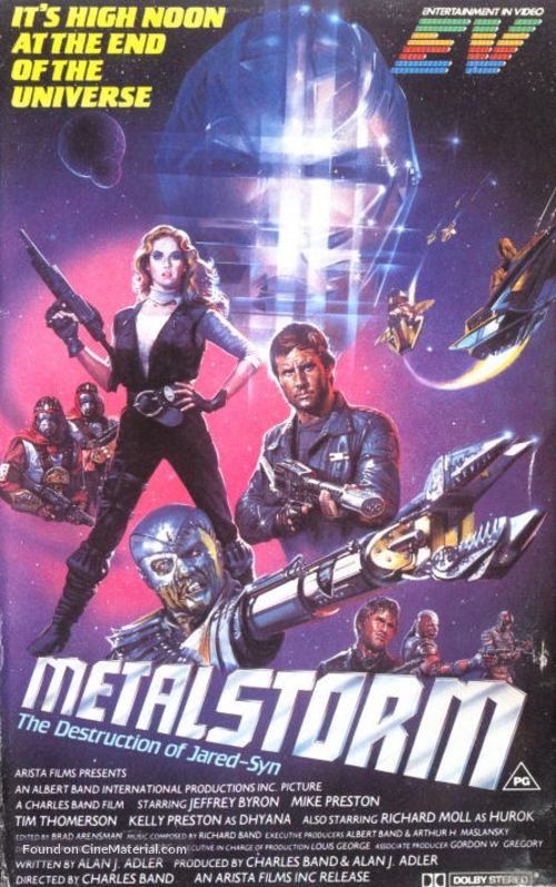 Metalstorm: The Destruction of Jared-Syn - British VHS movie cover