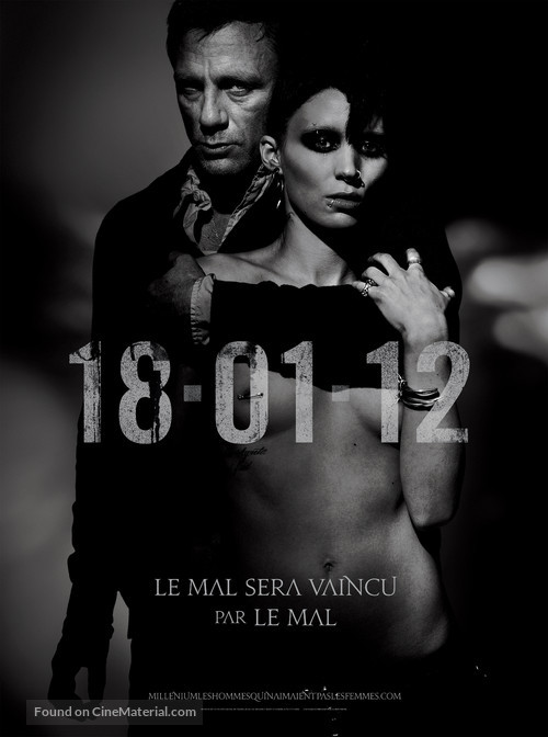 The Girl with the Dragon Tattoo - French Movie Poster