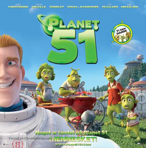 Planet 51 - Danish Movie Poster