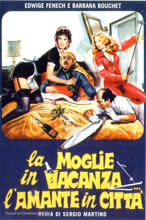 La moglie in vacanza... l&#039;amante in citt&agrave; - Italian DVD movie cover